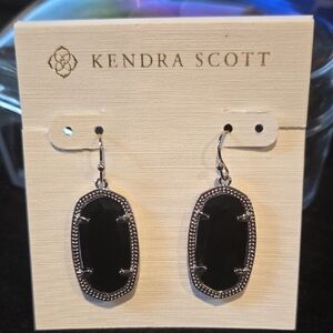Kendra Scott Black Stone Earrings
